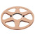 1/4 10 Inch Empty Tape Reel Aluminum Alloy Reel Tape Recorder Accessory Empty Disc Opening Machine Parts for Nab Gold