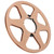 1/4 10 Inch Empty Tape Reel Aluminum Alloy Reel Tape Recorder Accessory Empty Disc Opening Machine Parts for Nab Gold
