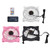 3Pcs Cooling Fans ARGB Controller 11 Fan Blades Silent Computer Air Cooler 1200rpm 12VBlack White Pink