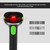 Hand Held Wireless 2.4GHz Laser Barcode Bar Code Scanner Reader for iOS Android Windows Green