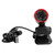 HXSJ S9 Web Digital Camera Rotatable Webcam 1080P Manual Focus BuiltIn Microphone for Windows Android TV(Red )