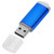 USB Flash Drive Transparent Cover Blue Portable Storage Memory Stick for PC Tablet4GB