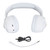 Kids Bluetooth Headphones with RGB Lights 15H Playtime HiFi Stereo Wireless and Wired Kids Headset with Detachable Mic White