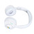 Kids Bluetooth Headphones with RGB Lights 15H Playtime HiFi Stereo Wireless and Wired Kids Headset with Detachable Mic White