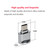 USB Type C Card Reader Aluminum Alloy TF Flash Memory Card Reader OTG Adapter for MacBook Windows