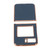 Leather Phone Case for Moto Razr 2022 Protective Phone Case Cover Scratch Proof Shock Proof Upper Lower Split Phone Case Blue