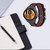 Smartwatch Wristbands Strap Canvas Smartwatch Replacement Band for Watch 4 40mm 44mm for Watch 4 Classic 46mm 42mm 5 Stripes Black Gray Red