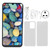 5G Smartphone Blue 6.4in 4GB RAM 64GB ROM 6000mAh Battery Face Recognition Cellphone for Android 11 100‑240V UK Plug