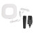 USB Video Light 10 Brightness Level 5 Color 1500lm 72 LEDs Clip On Laptop Lamp with Tripod for Live Streaming Makeup