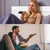 Smart Replacement Remote Control for  TV Portable Size TV Remote Controller Easy to Grab Black