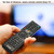 Smart Replacement Remote Control for  TV Portable Size TV Remote Controller Easy to Grab Black
