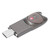 USB2.0 Flash Drive High Speed Transmission Cute Cartoon Memory Stick with Adapter for Android(Dark Gray 128G)