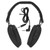 Electronic Earmuffs Hearing Protection NRR 22dB 3.5mm Headphone Safety Earmuff with Loudspeaker Function for Shooting Black