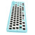 Modular Mechanical Keyboard RGB DIY 67 Key Hot Swappable 3pin 5pin Switch Programmable 3 Mode USB C 2.4GHz Keyboard Transparent Blue