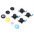QM2107101 Joystick Replacement Kit Joystick Replacement with Joystick Caps for Switch for Switch Lite Joycon Console