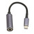 DC 6.0mmx3.7mm Input to Type C Power Cable Female to Male 100W Type C Power PD Charge Cable for Tablets Laptops Phones