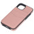 6.1in Phone Case Compatible for IPhone 13 PU Leather Wallet Phone Case with Magnetic Buckle Protective Case with Clip Holder Rose Gold