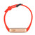 Smart Watch Alloy Silicone Glass 210mah 30m Waterproof LED Fitness Watch for Family Friendly Colleagues Red Band Gold Shell