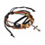 Adjustable Leather Cross Beaded Bracelet for Xiaomi Mi Band 5/6 Fashionable Carved Cross Wristband