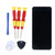 Screen Replacement Touch Display Digitizer Assembly with Frame Tools for A03S A037U US Version Phone Black