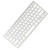 Wireless Keyboard Mini 78 Keys Ultra Thin Portable White Computer Keyboards for Android for OS X for IOS for WindowsKorean