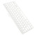 Wireless Keyboard Mini 78 Keys Ultra Thin Portable White Computer Keyboards for Android for OS X for IOS for WindowsKorean