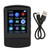 Clip MP3 Player MP4 Player Bluetooth 5.2 1.77 Inch Color Screen Portable Wearable Music Player with FM Recording Electric Book with 64G Memory Card