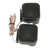 2 Pcs Car Tweeters 105dB 500W Interior Stereo Audio Loudspeaker for Sound System
