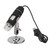 USB Digital Microscope 3 in 1 1600X 8 LEDs Adjustable Magnification Endoscope Camera with Holder for Inspection