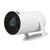 Portable Projector HD 4K 2.4 5G WiFi Bluetooth 5.0 180 Degree Rotation Automatic Correction Round Mini Smart Projector for Home Outdoor EU Plug