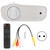 Mini Projector Full HD 1080P LED Portable Pearl White Home Office Projection EquipmentEU Plug
