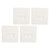 30pcs Ethernet Wall Plate Dual Ports RJ45 RJ11 Network Wall Outlet for Wiring Connection