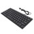 78 Key Ultra Slim Language Keyboard USB Wired Compact Keyboard with Ergonomic Button for Computer Desktop PC Russian