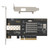 10Gb PCIE NIC Network Card Single SFP+ Port with for Intel 82599EN Controller PCI Express Ethernet LAN Adapter for Windows