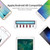 Smart Charging Station with 6 Ports LCD USB Charging Dock Wireless Charger of Universal Compatibility Charging Station for Family
