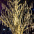 Outdoor led meteor shower lamp solar meteor shower lamp colorful lamp festival garden decoration lighting hanging tree lantern White light 30CM [a set of 8] plug-in models