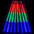 Outdoor led meteor shower lamp solar meteor shower lamp colorful lamp festival garden decoration lighting hanging tree lantern White light 30CM [a set of 8] plug-in models