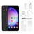 6.6in Unlocked Smartphone 8MP 24MP Camera 2280x3200 MT6735 WiFi Smartphone with White Bluetooth Headphones for Android 13 100‑240V Black UK Plug