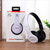 Head-mounted P47 bluetooth headset head-mounted foldable subwoofer foreign trade gift wireless sports bluetooth headset p47 (white)