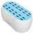 USB Charging Station 160W 24 Port Smart Chip Multiple USB Desktop Charger for Hotel Shop School 100‑240V UK Plug