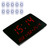 1 to 20 Wireless Pager Call Bell Signal Transmission Calling Button Equipment 110‑240VUK Plug