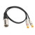 XLR Male to 2 RCA Audio Splitter Cable RCA to XLR Adapter Patch Cable for Mixing Console MicrophoneMale 0.5m / 1.6ft