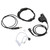 Throat Microphone Headset Telescopic 2 Way Radio Earpiece with U94 PTT for Baofeng UV 5R BF 888S BF F8HP BF F9 UV 82