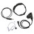 Throat Microphone Headset Telescopic 2 Way Radio Earpiece with U94 PTT for Baofeng UV 5R BF 888S BF F8HP BF F9 UV 82