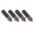 4Pcs Extruder Nozzles for CR K1 Hardened Steel Smoothing Durable Prevent Clogging 3D Printer Nozzles 1.2mm