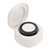 Smart Fitness Tracker Ring IP68 Waterproof Bluetooth Pedometer Smart Ring with LED Breath Light Charging Case for Android for IOS Inner Diameter 21.5mm Black