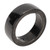 Smart Fitness Tracker Ring IP68 Waterproof Bluetooth Pedometer Smart Ring with LED Breath Light Charging Case for Android for IOS Inner Diameter 21.5mm Black