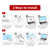 Privacy Screen Filter Reversible High-transmittance 30° Invisible Anti-UV Anti-glare Film for 23.8'' Monitor with 16:9 Aspect Ratio