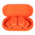 Bluetooth 5.3 Translator Earbuds 74 Languages 70 Accents Wireless Translator Earphones 4 Modes Translator Device with APP for Music Call Orange