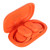 Bluetooth 5.3 Translator Earbuds 74 Languages 70 Accents Wireless Translator Earphones 4 Modes Translator Device with APP for Music Call Orange